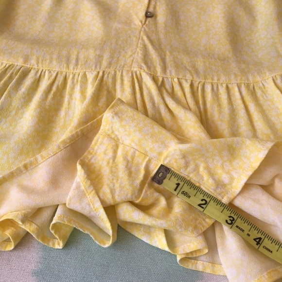 Wild Fable Yellow & White Floral Print Shorts Romper - Picture 9 of 9